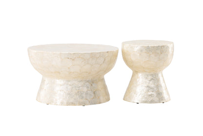 Sofa Bord ø70 ø40 Lysegrå