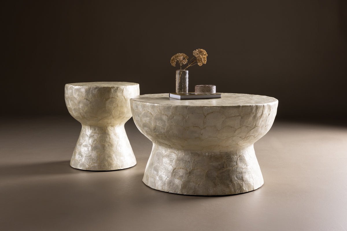 Sofa Bord ø70 ø40 Lysegrå