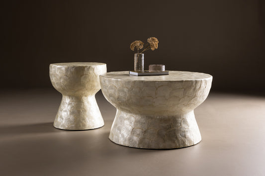 Sofa Bord ø70 ø40 Lysegrå