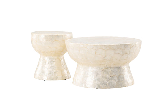 Sofa Bord ø70 ø40 Lysegrå