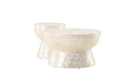 Sofa Bord ø70 ø40 Lysegrå