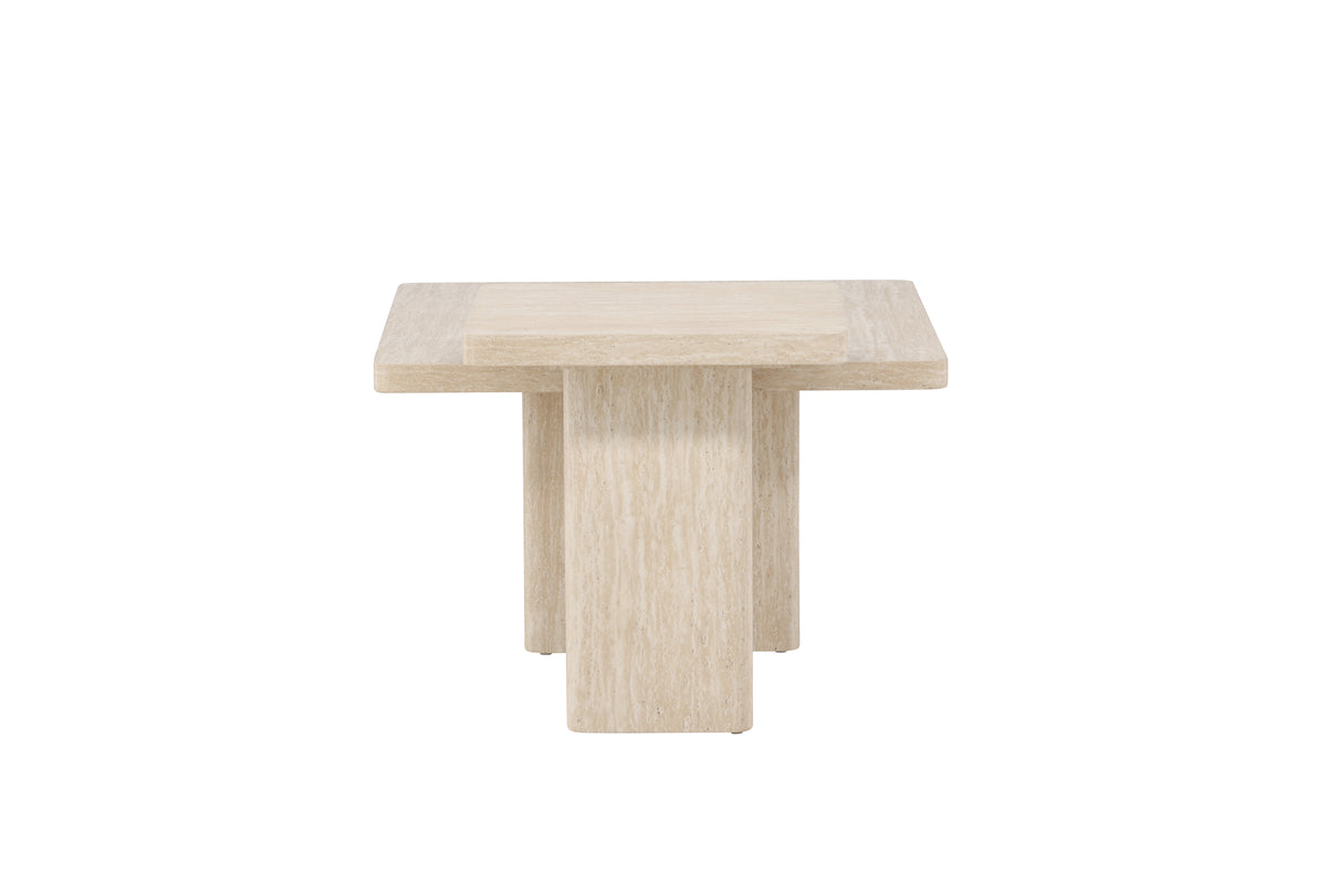 Sofa Bord 50 x 50 Beige + Sofa Bord 80 x 80 Beige