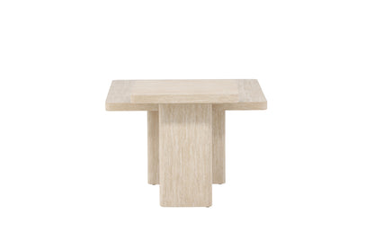 Sofa Bord 50 x 50 Beige + Sofa Bord 80 x 80 Beige