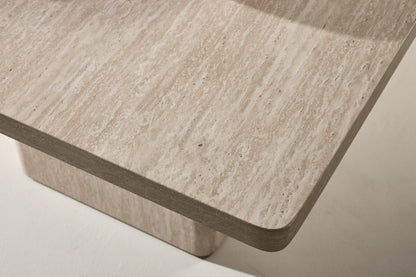 Sofa Bord 50 x 50 Beige + Sofa Bord 80 x 80 Beige