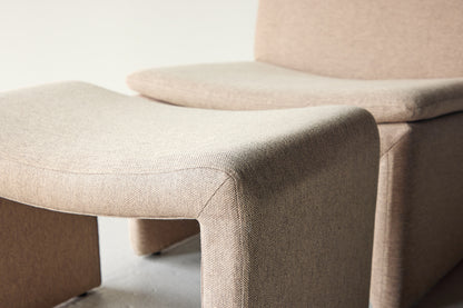 Bonn Lænestole Brun + Ottoman 45 x 46 x 70 Brun