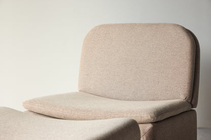 Bonn Lænestole Brun + Ottoman 45 x 46 x 70 Brun