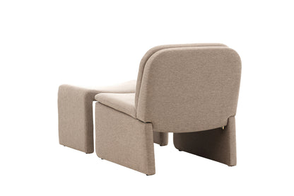 Bonn Lænestole Brun + Ottoman 45 x 46 x 70 Brun