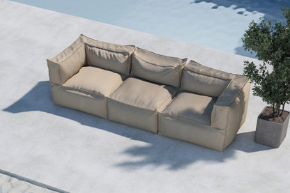 Lounge Chair Beige + Lounge Chair Beige