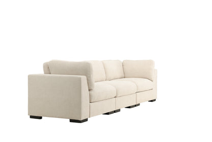 Hjørnesofa Beige + Hjørnesofa Beige + Hjørnesofa Beige