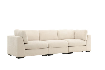 Hjørnesofa Beige + Hjørnesofa Beige + Hjørnesofa Beige