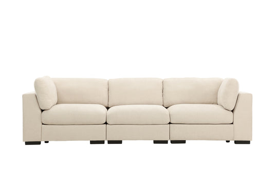 Hjørnesofa Beige + Hjørnesofa Beige + Hjørnesofa Beige