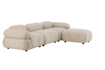 Mika Sofamoduler Beige + Sofamoduler Beige + Sofamoduler Beige + Sofamoduler Beige