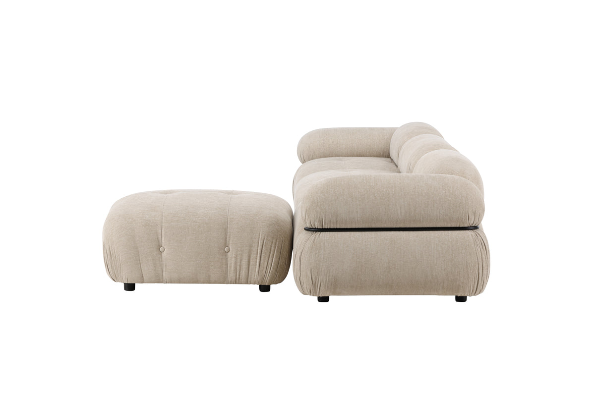 Mika Sofamoduler Beige + Sofamoduler Beige + Sofamoduler Beige + Sofamoduler Beige